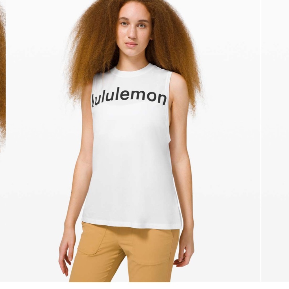 lululemon athletica White All Yours Tank